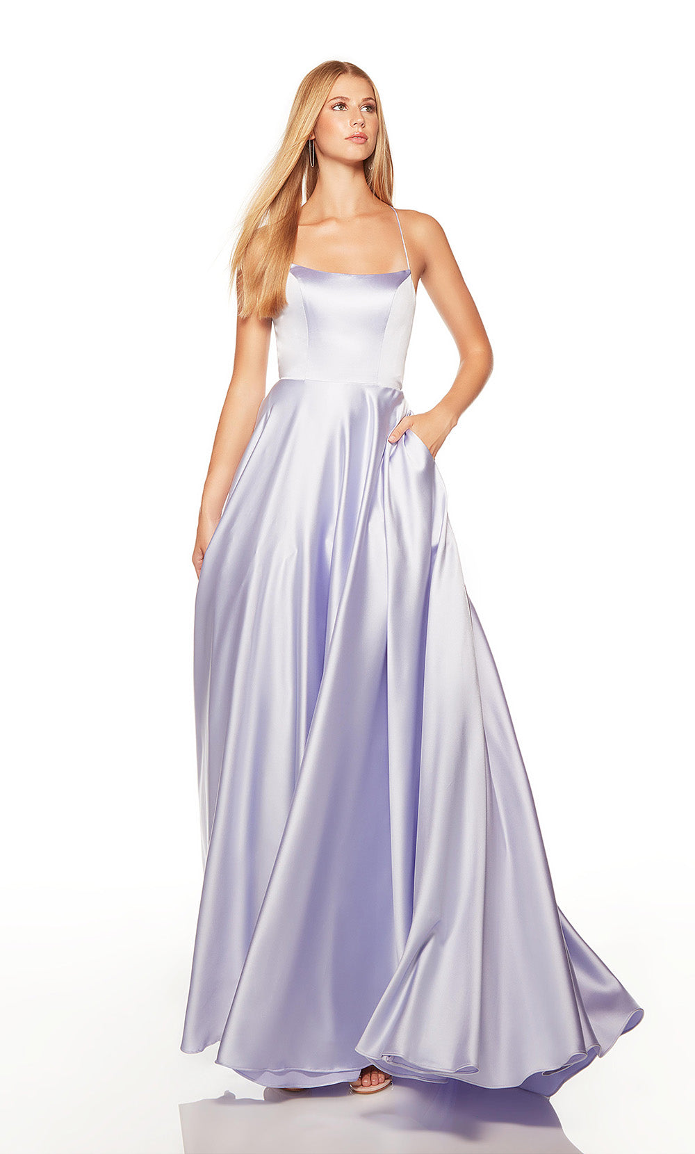 Alyce Paris 1761 O Vestido Secreto - Longo, Longo, Transformado Um Vestido de Linha Simples