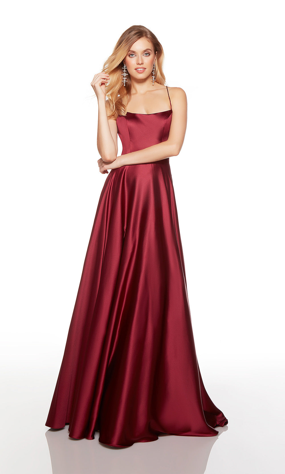 Alyce Paris 1761 O Vestido Secreto - Longo, Longo, Transformado Um Vestido de Linha Simples