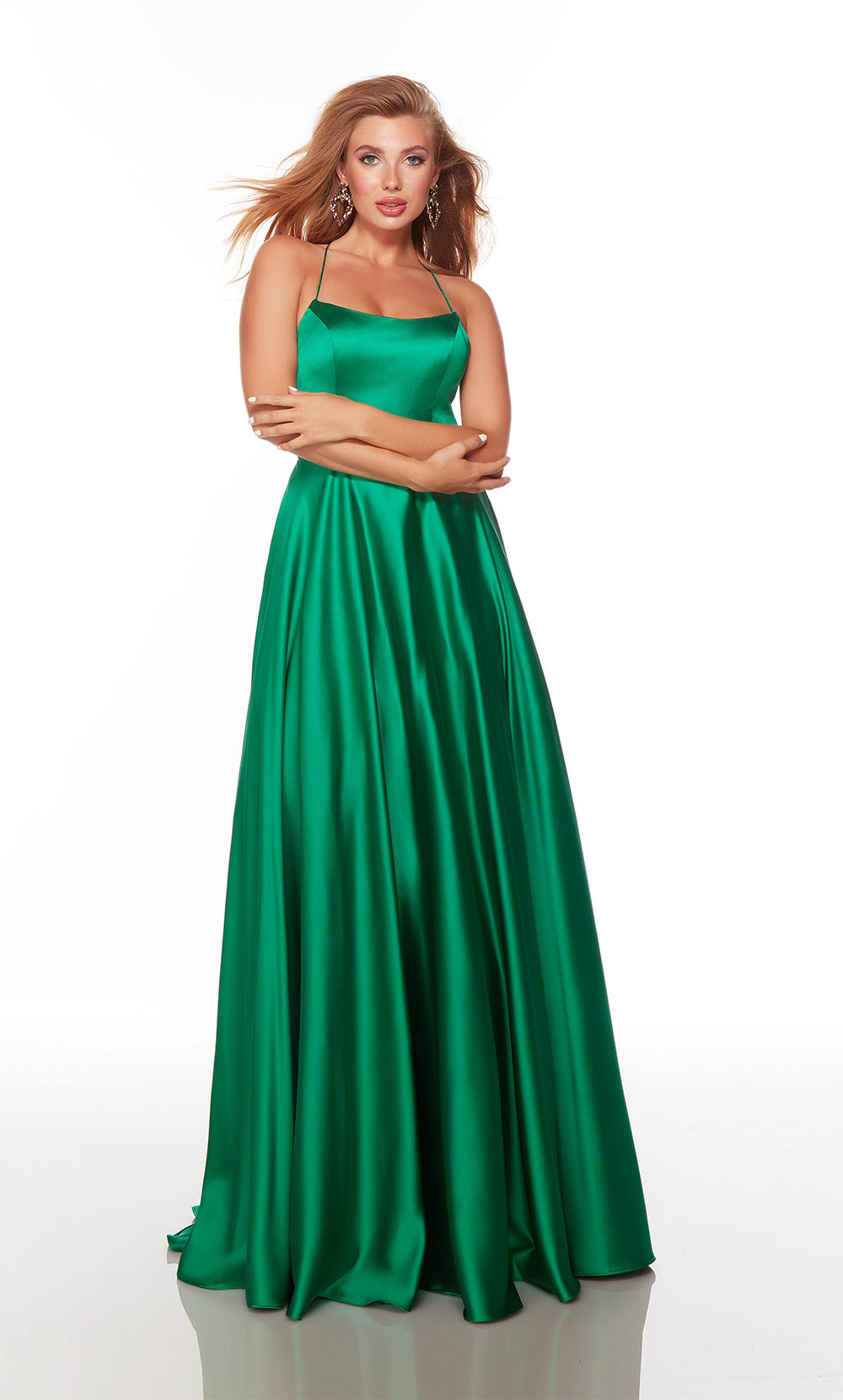 Alyce Paris 1761 O Vestido Secreto - Longo, Longo, Transformado Um Vestido de Linha Simples