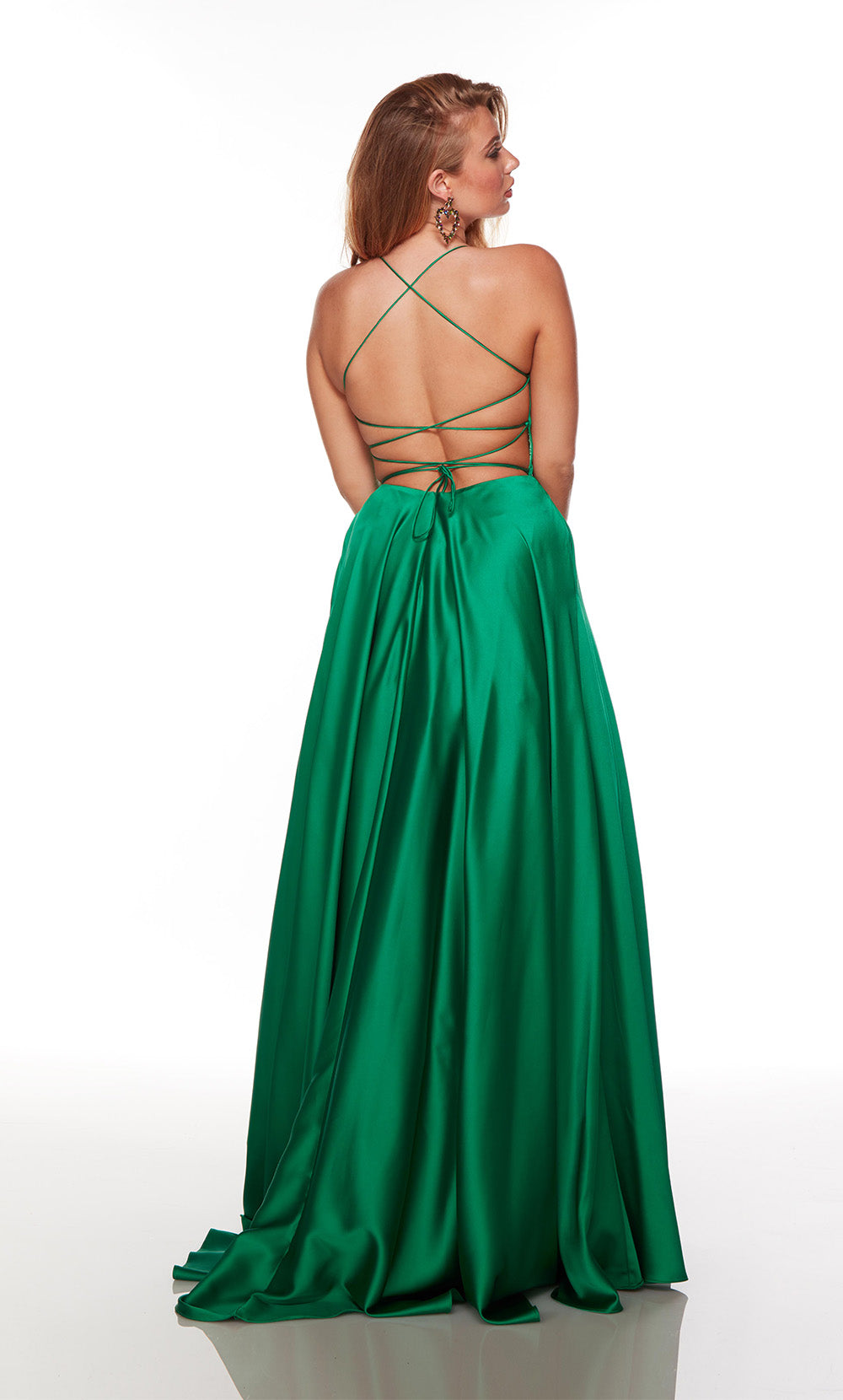 Alyce Paris 1761 O Vestido Secreto - Longo, Longo, Transformado Um Vestido de Linha Simples