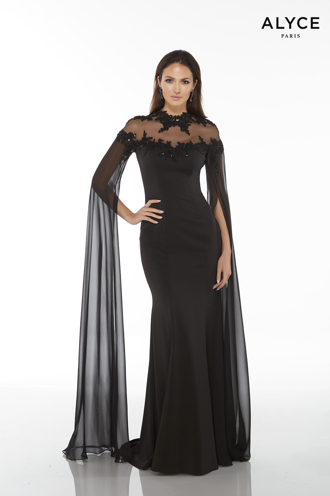 ALYCE Paris 27173 Special Occasion V-neck Chic Straight Dress