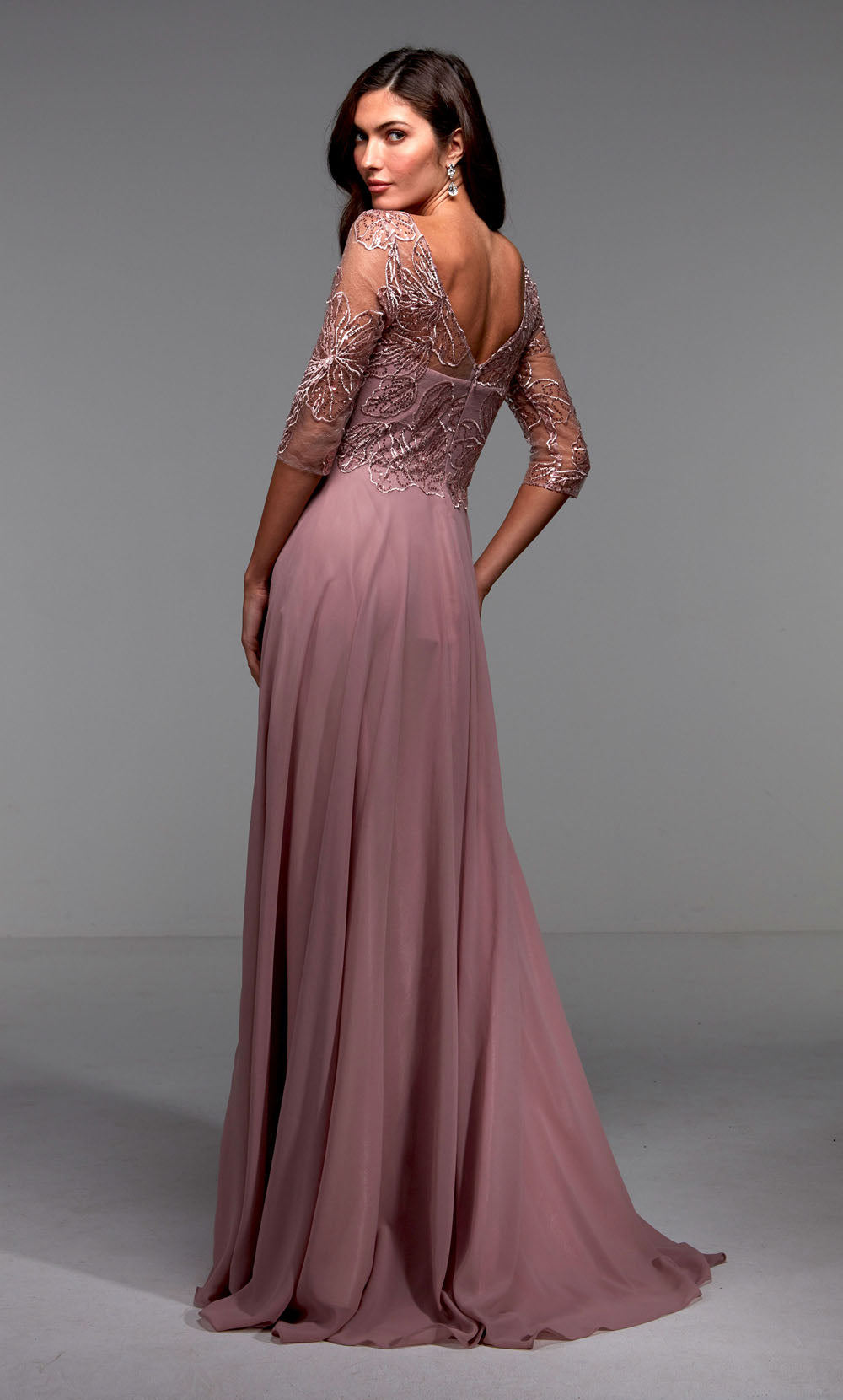 Alyce Paris 27475 Illusion d'occasion spéciale plus robe fluide taille