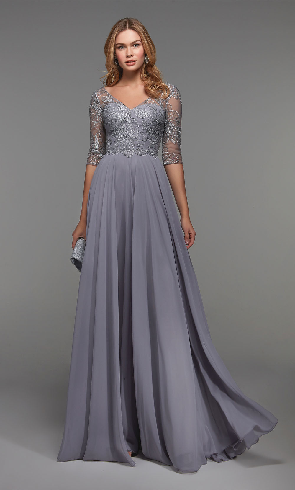 Alyce Paris 27475 Illusion d'occasion spéciale plus robe fluide taille