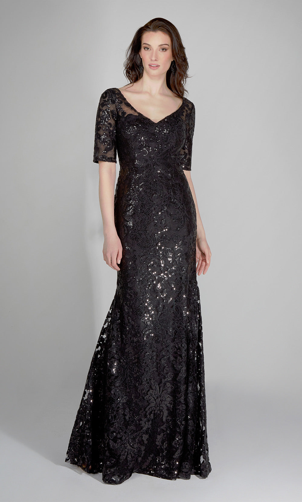 ALYCE Paris 27497 Special Occasion V-neckline Shimmery/sparkly Straight Dress