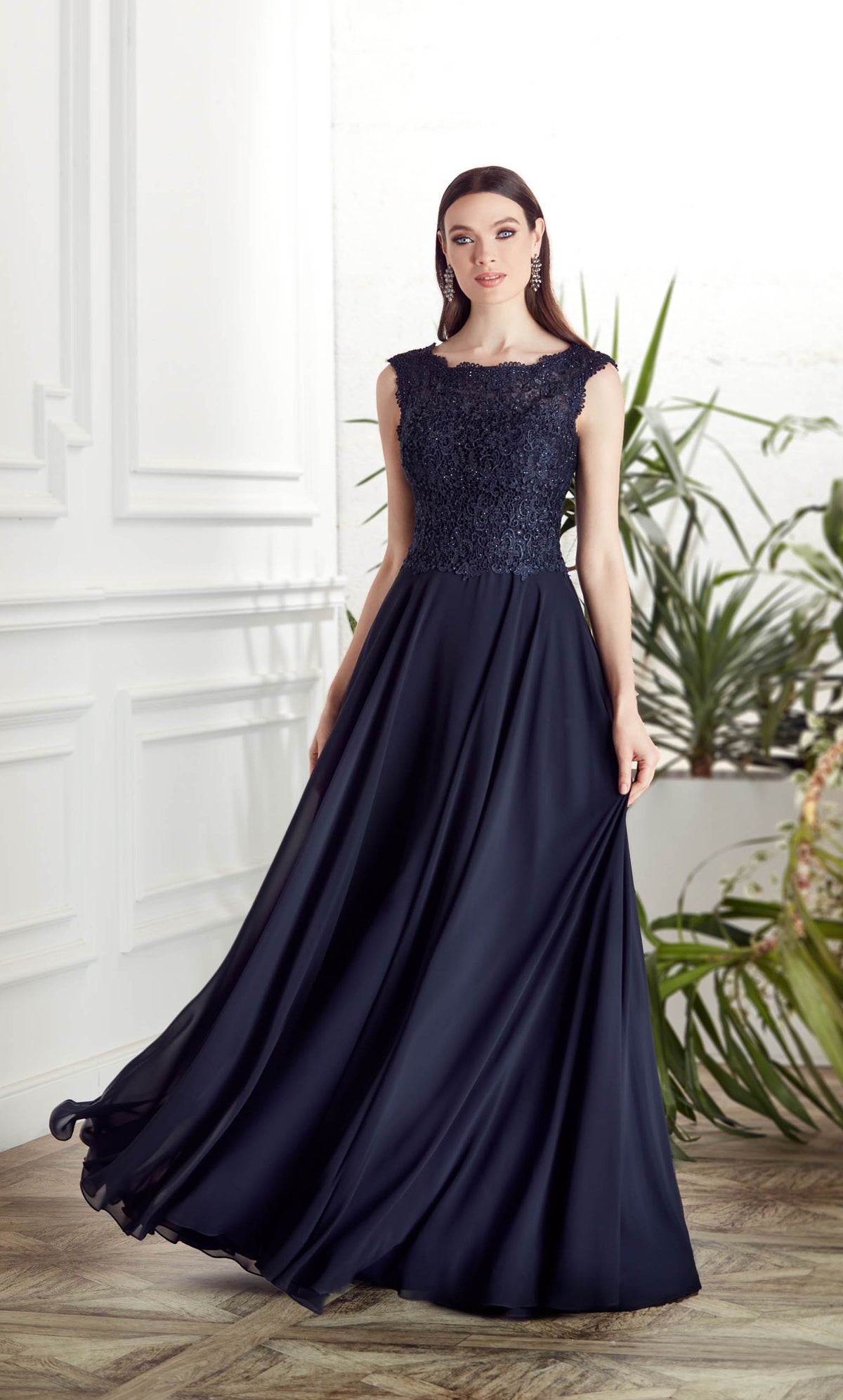 Alyce Paris 27504 Special Enduce Illusion Chic Flowy Dress