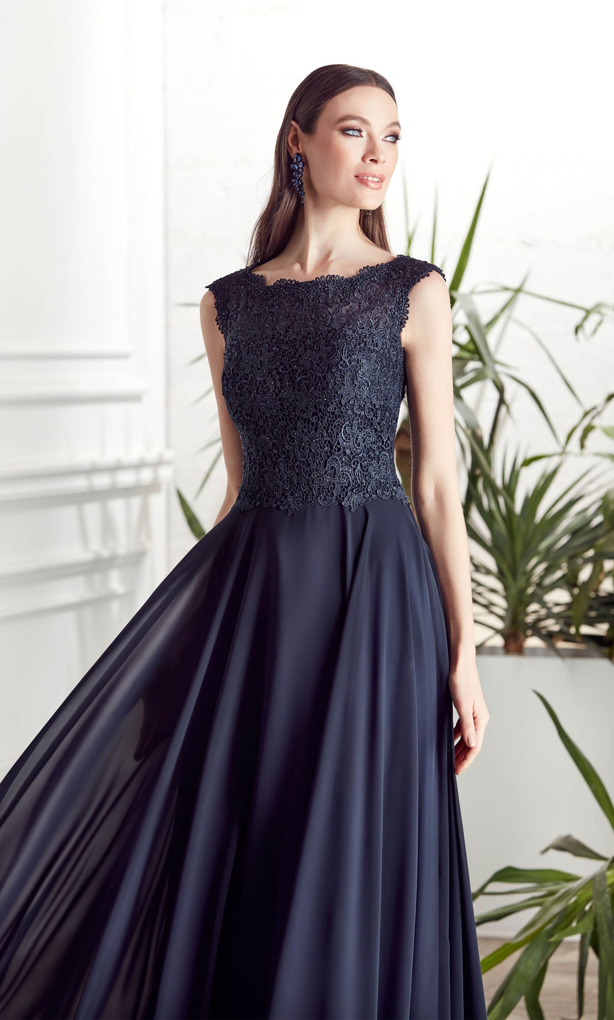 Alyce Paris 27504 Special Enduce Illusion Chic Flowy Dress