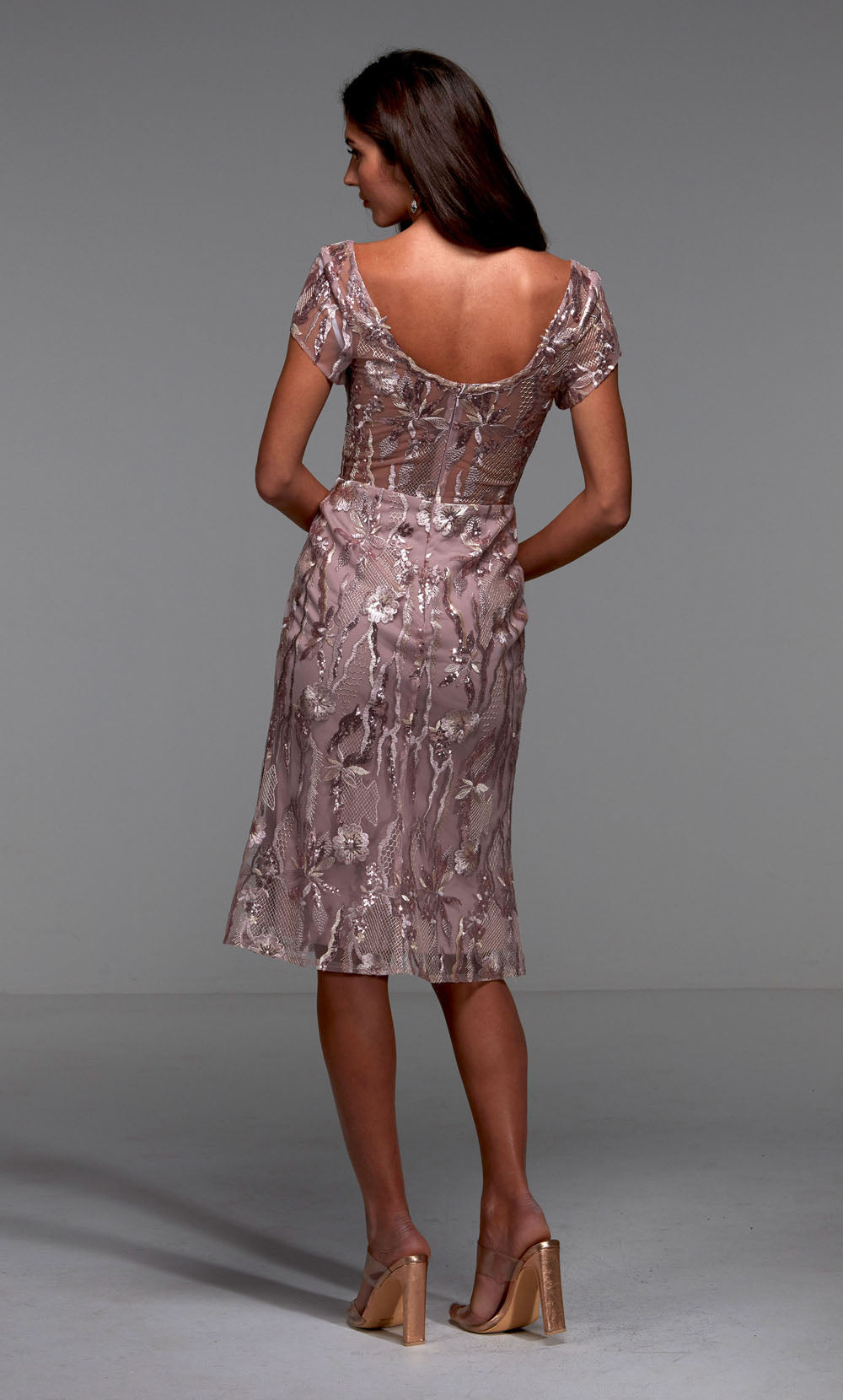 Alyce Paris 27534 Специальный случай V-образный вырез элегантный прямой платье