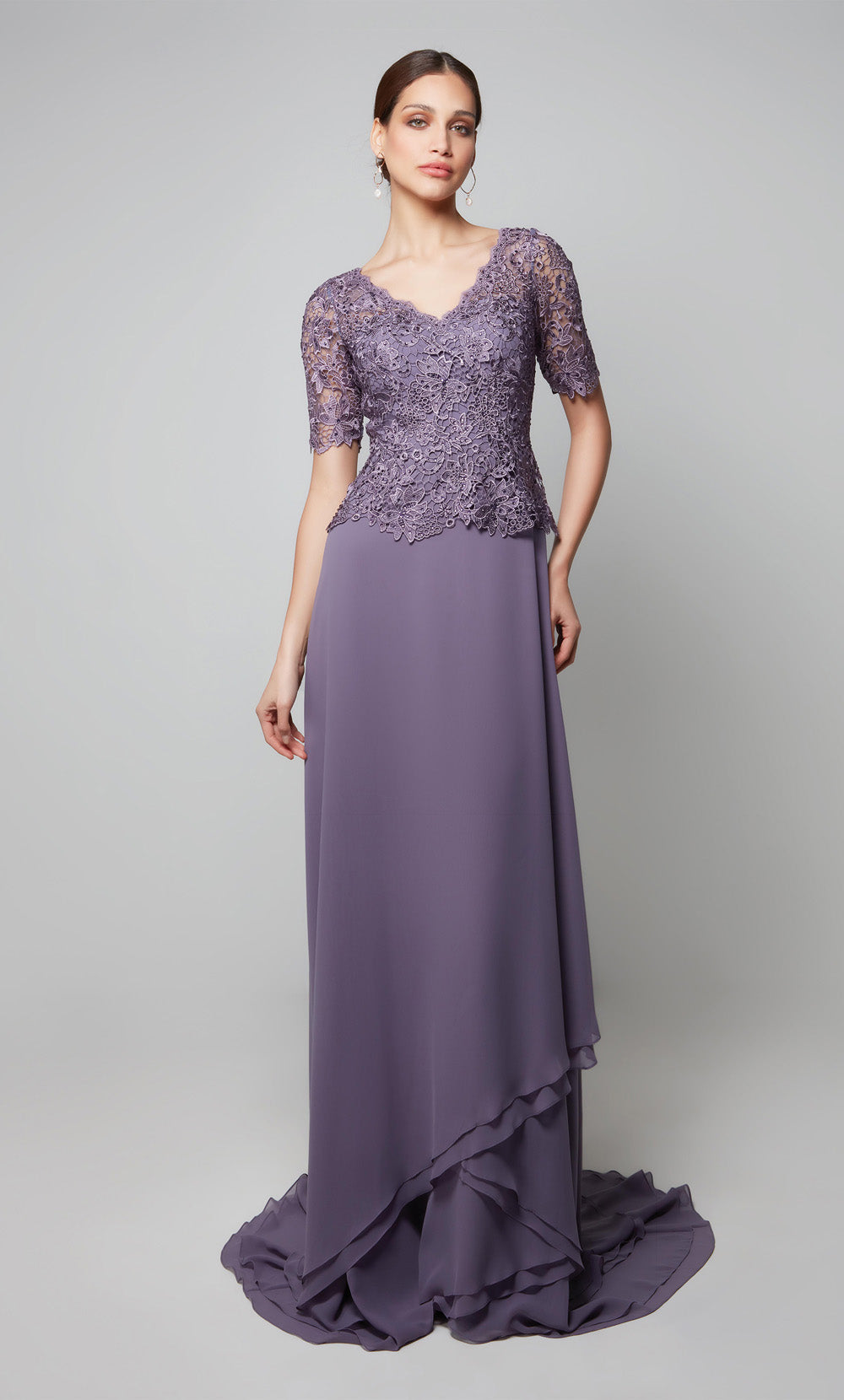 Alyce Paris 27556 Occasion spéciale Illusion modeste robe droite