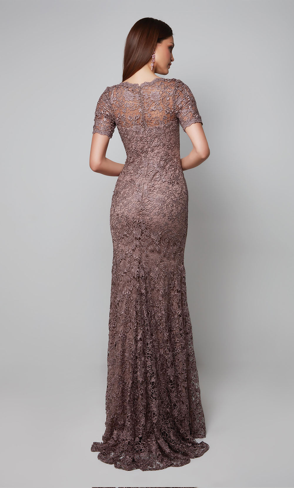 Alyce Paris 27561 Special Resercia V-Neck Chic 스트레이트 드레스