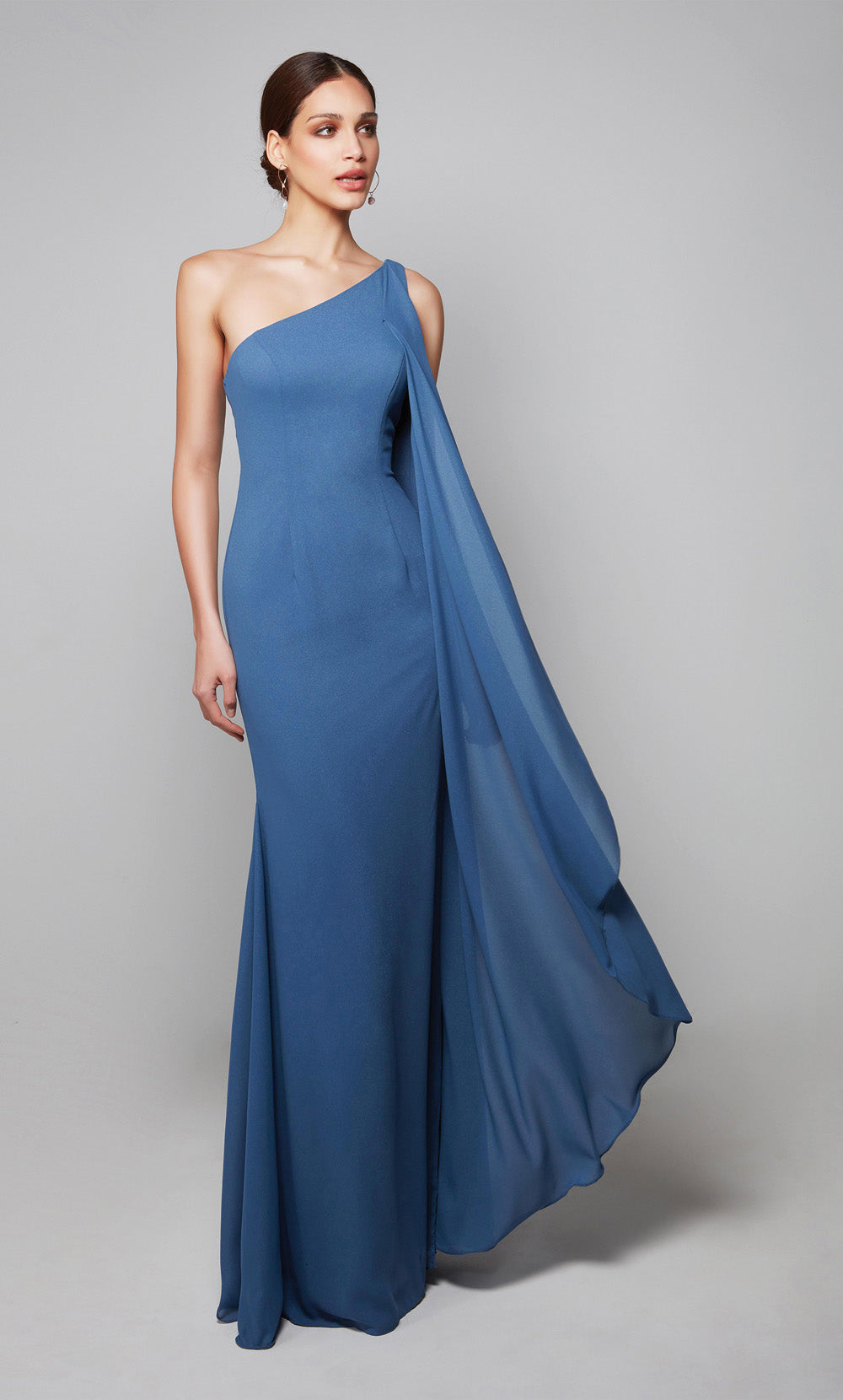 ALYCE Paris 27603 Special Occasion One Shoulder Neckline Simple Straight Dress
