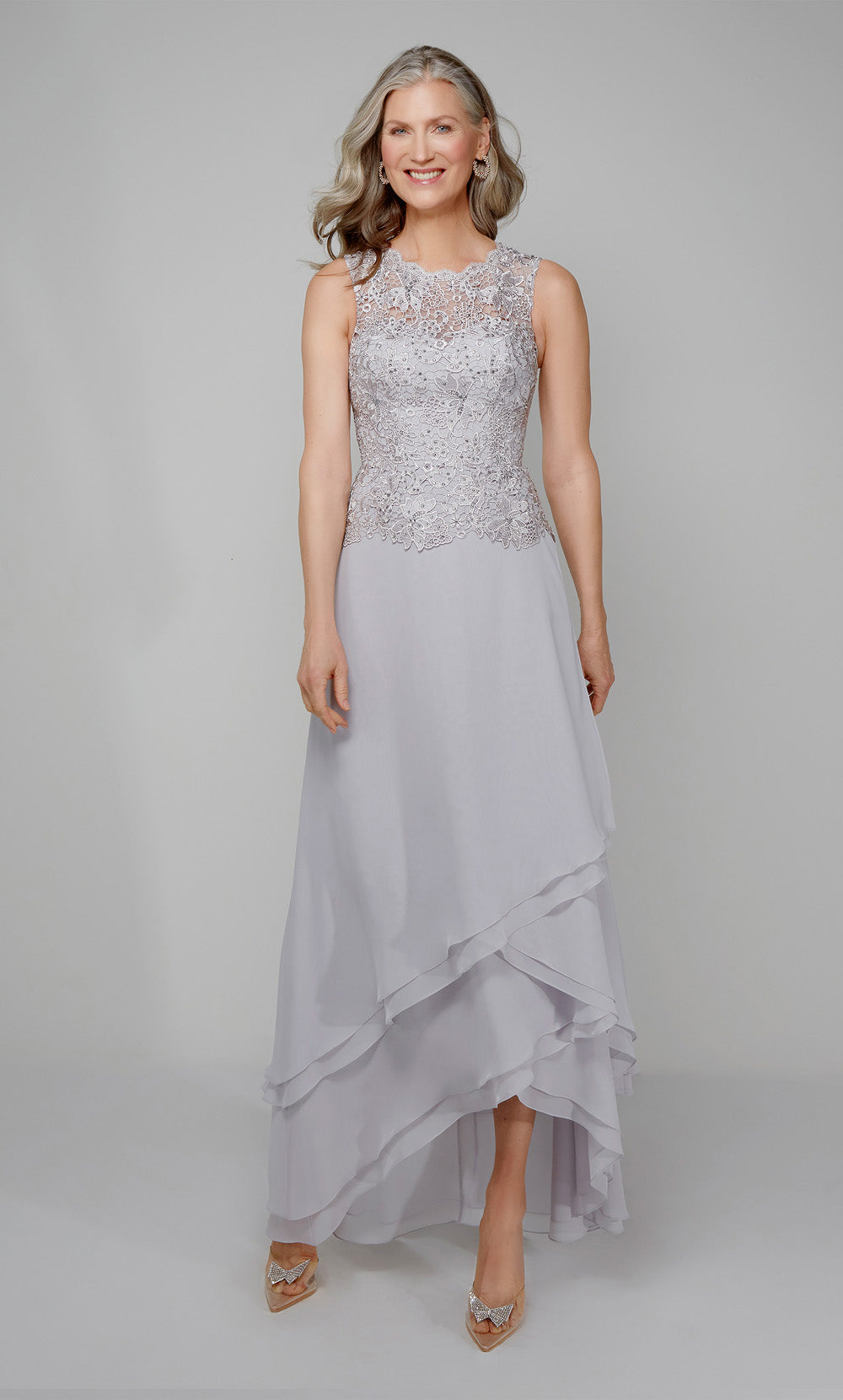 Alyce Paris 27608 Illusion d'occasion spéciale ébouriffait une robe de ligne