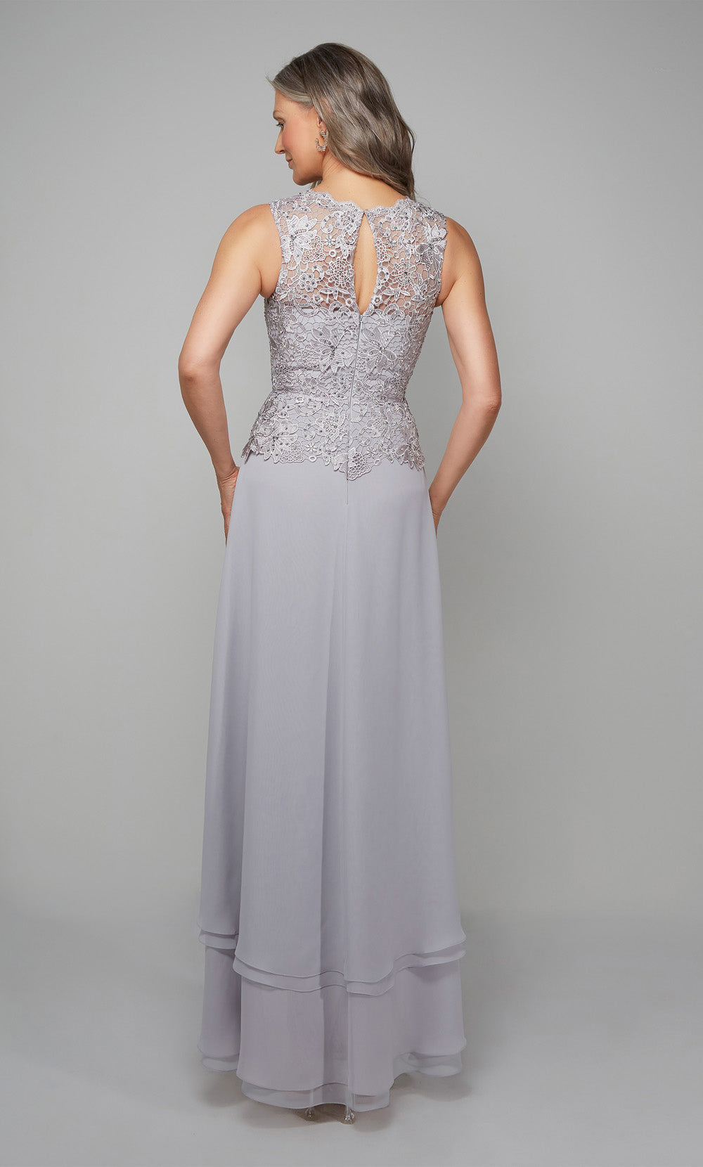 Alyce Paris 27608 Illusion d'occasion spéciale ébouriffait une robe de ligne