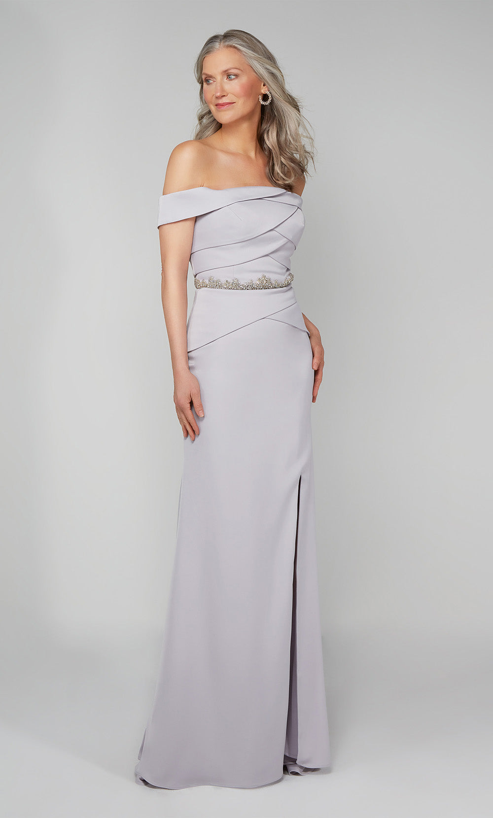ALYCE Paris 27610 Special Occasion Off The Shoulder Chic Straight Dress