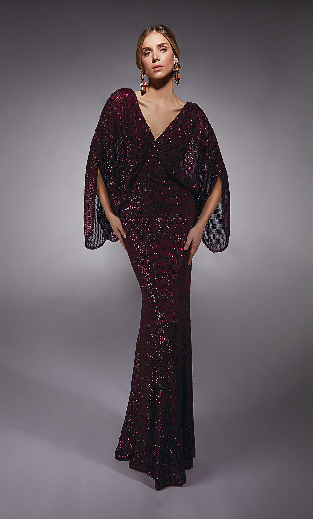 ALYCE Paris 27703 Special Occasion V-neckline Shimmery/sparkly Straight Dress