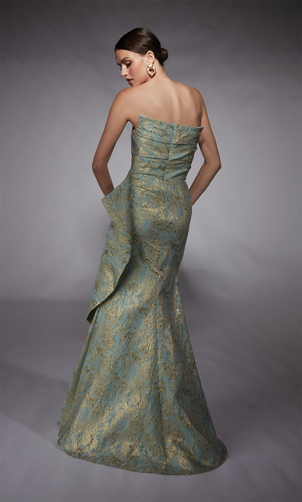 ALYCE Paris 27750 Occasioni speciali con scollo a spalla elegante abito a sirena