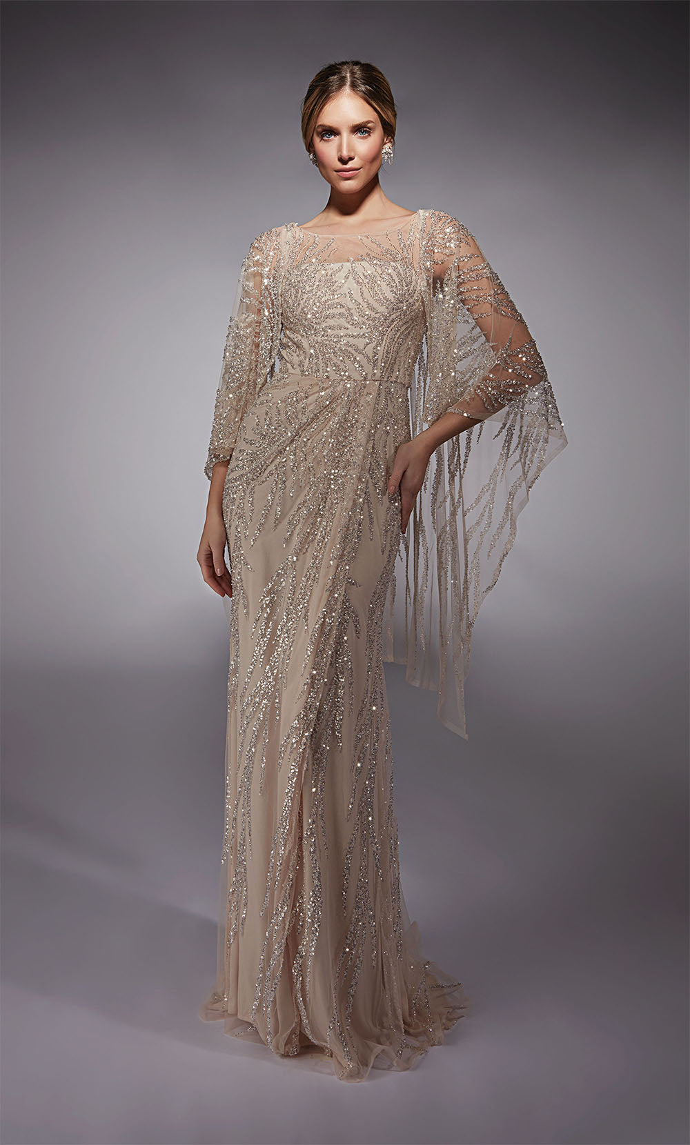 ALYCE Paris 27754 Robe droite illusion à décolleté illusion pour occasions spéciales