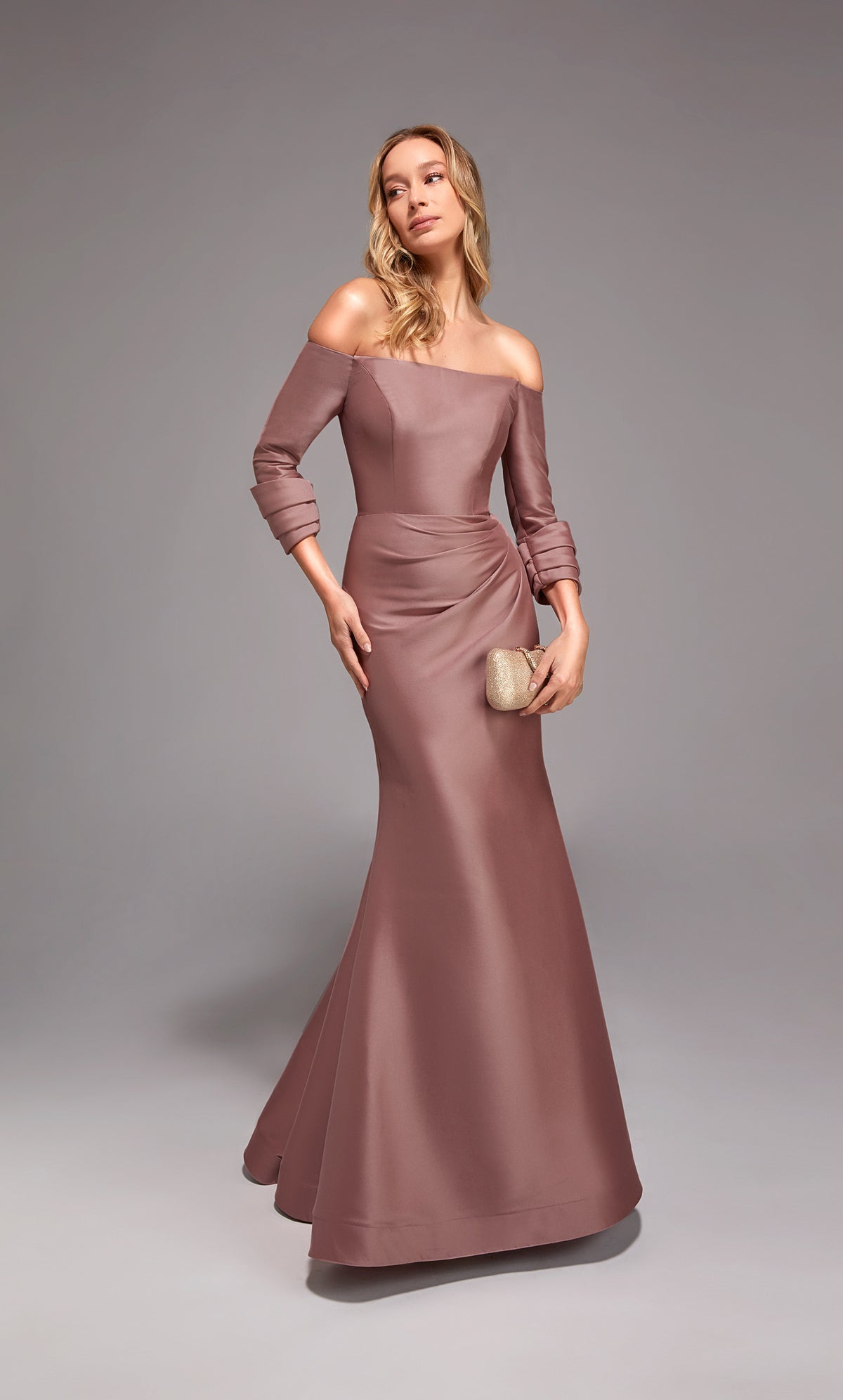 Alyce Paris 27782 Besonderer Anlass vom Schulterausschnitt Chic Fit n Flare Kleid