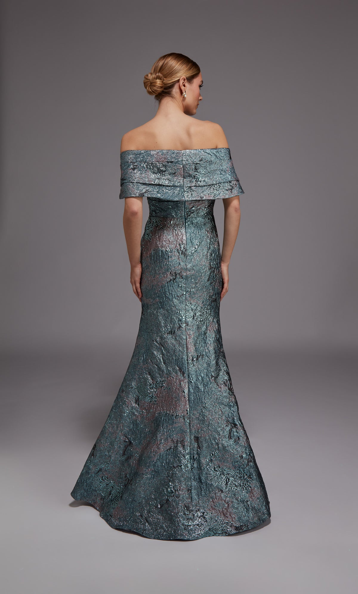 Alyce Paris 27794 Occasione speciale fuori dalla scollo alla spalla Abito sirena modesto