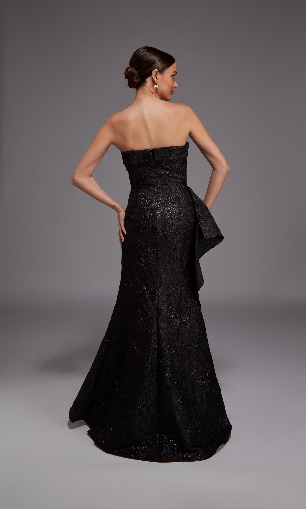 Alyce Paris 27818 Special Dishinling Strapless Neckline Chic Fit and Flare Dress