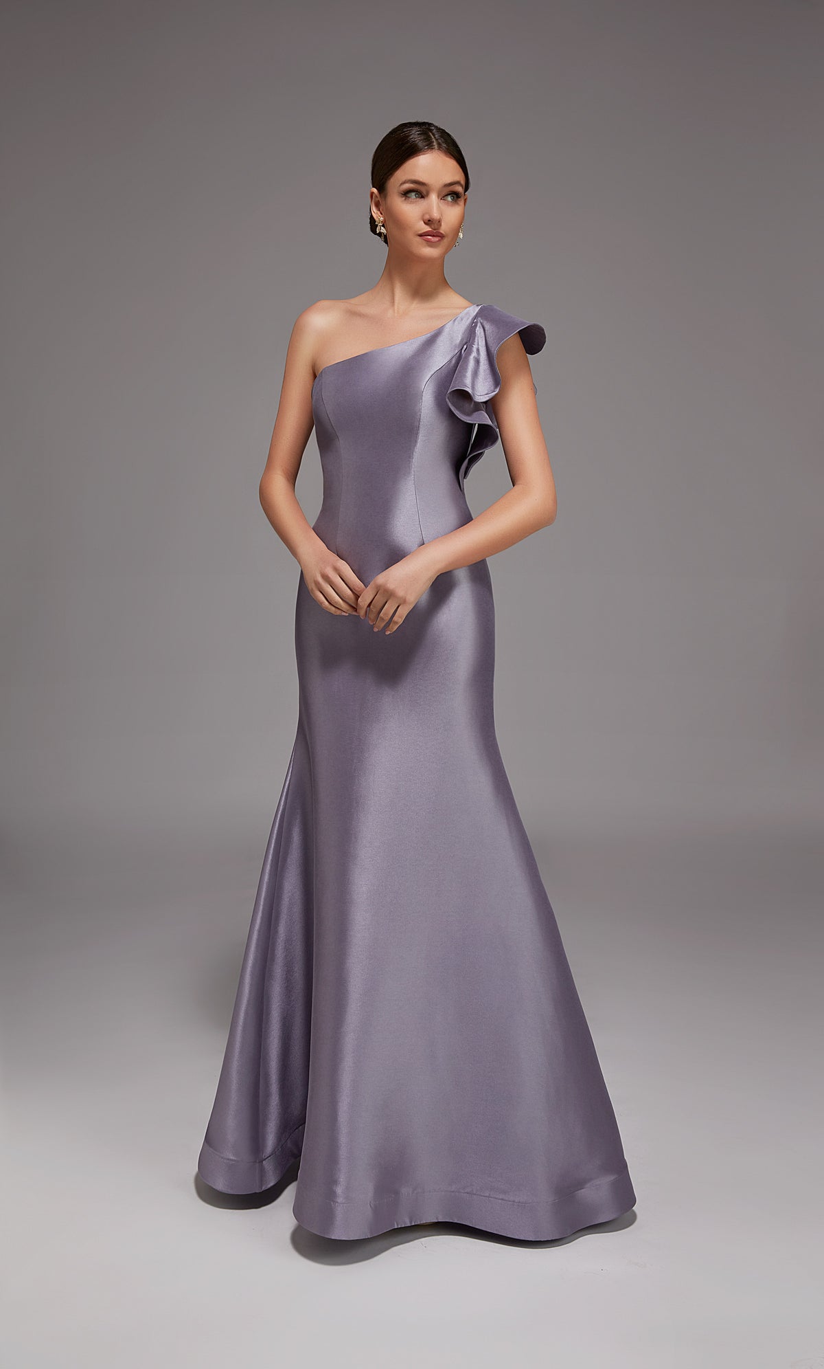 Alyce Paris 27826 Ocasión especial de un hombro Seafline Ruffles Mermaid Vestido
