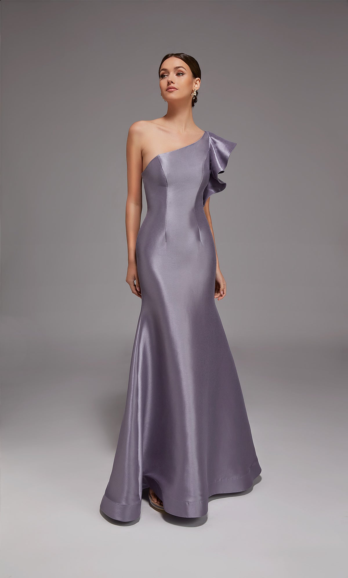 Alyce Paris 27826 Ocasión especial de un hombro Seafline Ruffles Mermaid Vestido
