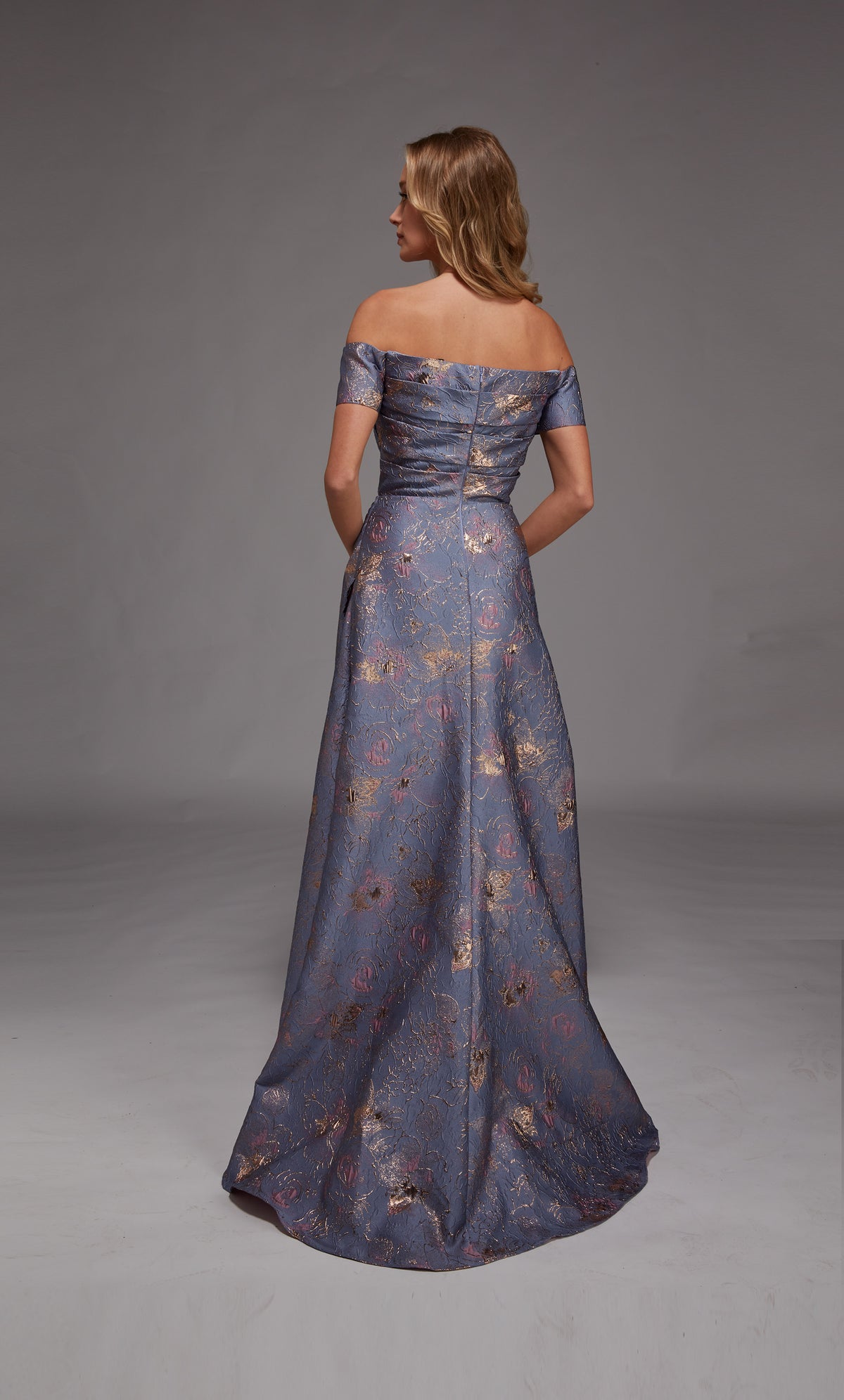 Alyce Paris 27828 Besonderer Anlass vom Schulterausschnitt gerissen/drapierte ein Linienkleid