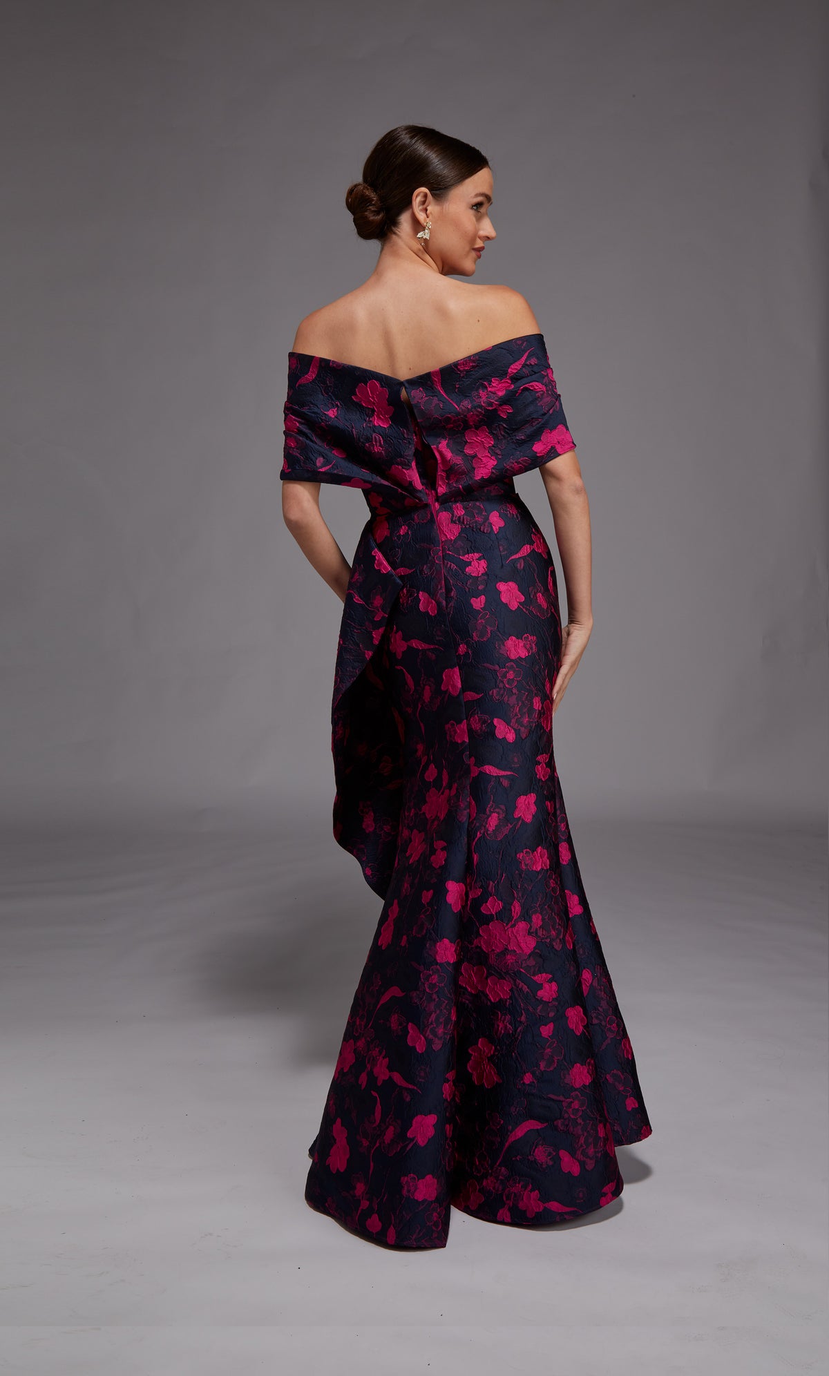 Alyce Paris 27832 ocasião especial fora do decote do ombro Elegante Fit n Flare Dress