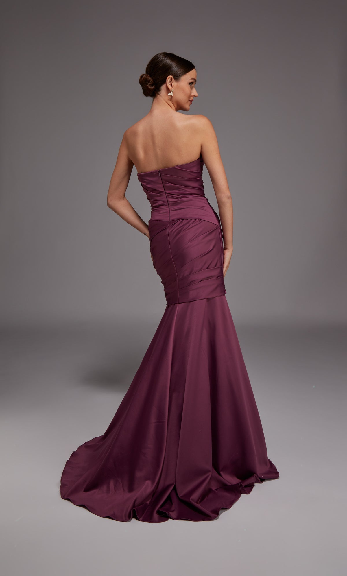 Alyce Paris 27836 어깨 목 라인에서 특별한 날 Ruched/Draped Mermaid Dress