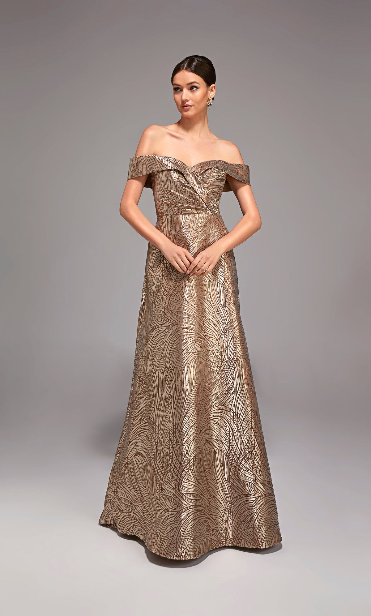 Alyce Paris 27844 Besonderer Anlass vom Schulterausschnitt elegant ein Linienkleid