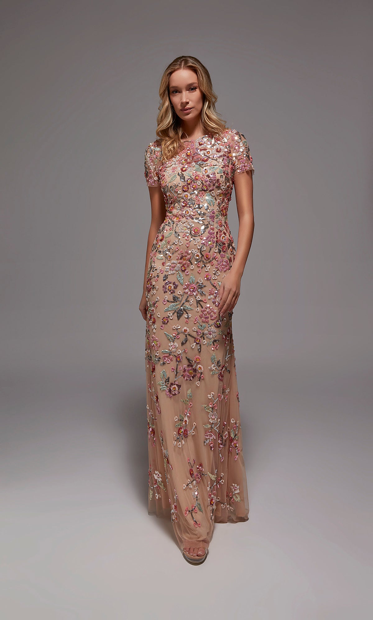 Alyce Paris 27847 Occasion spéciale décolleté coupé la robe droite ornée