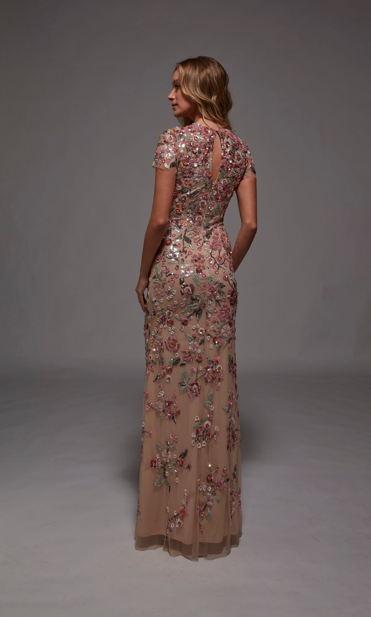 Alyce Paris 27847 decote de decote escapado de ocasião especial embelezada vestido reto