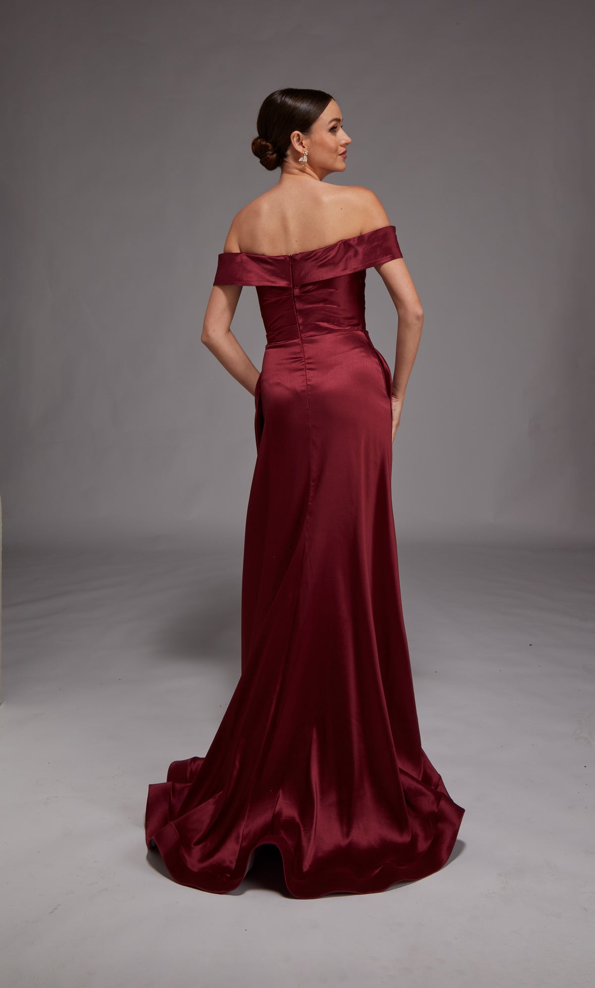 Alyce Paris 27857 Special Dishinling One Shoulder Neckline Ruched/Draped Straight Drest