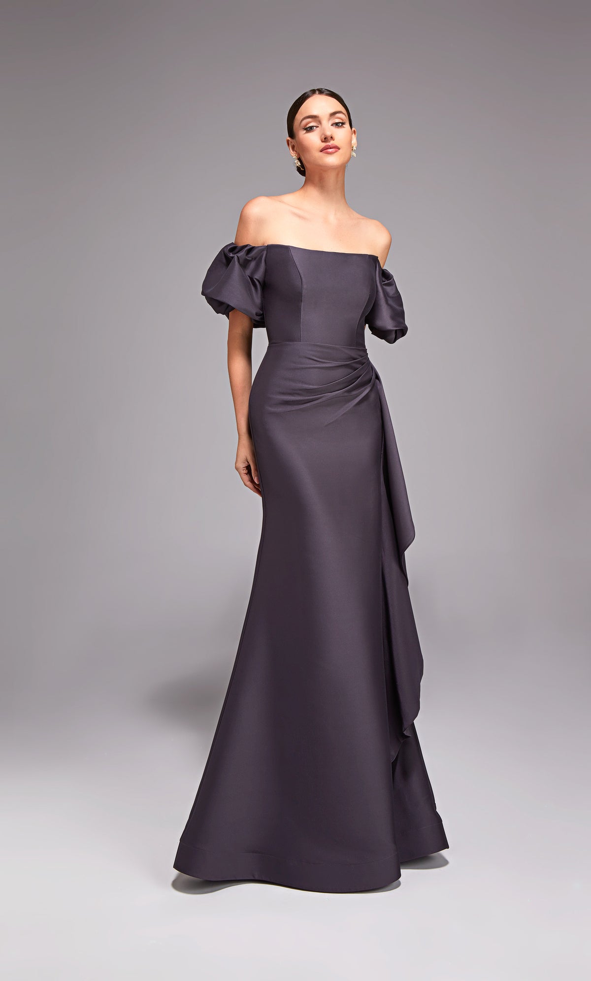 Alyce Paris 27863 Special Desering Off The Shouther Neckline Ruched/Draped Straight Dress