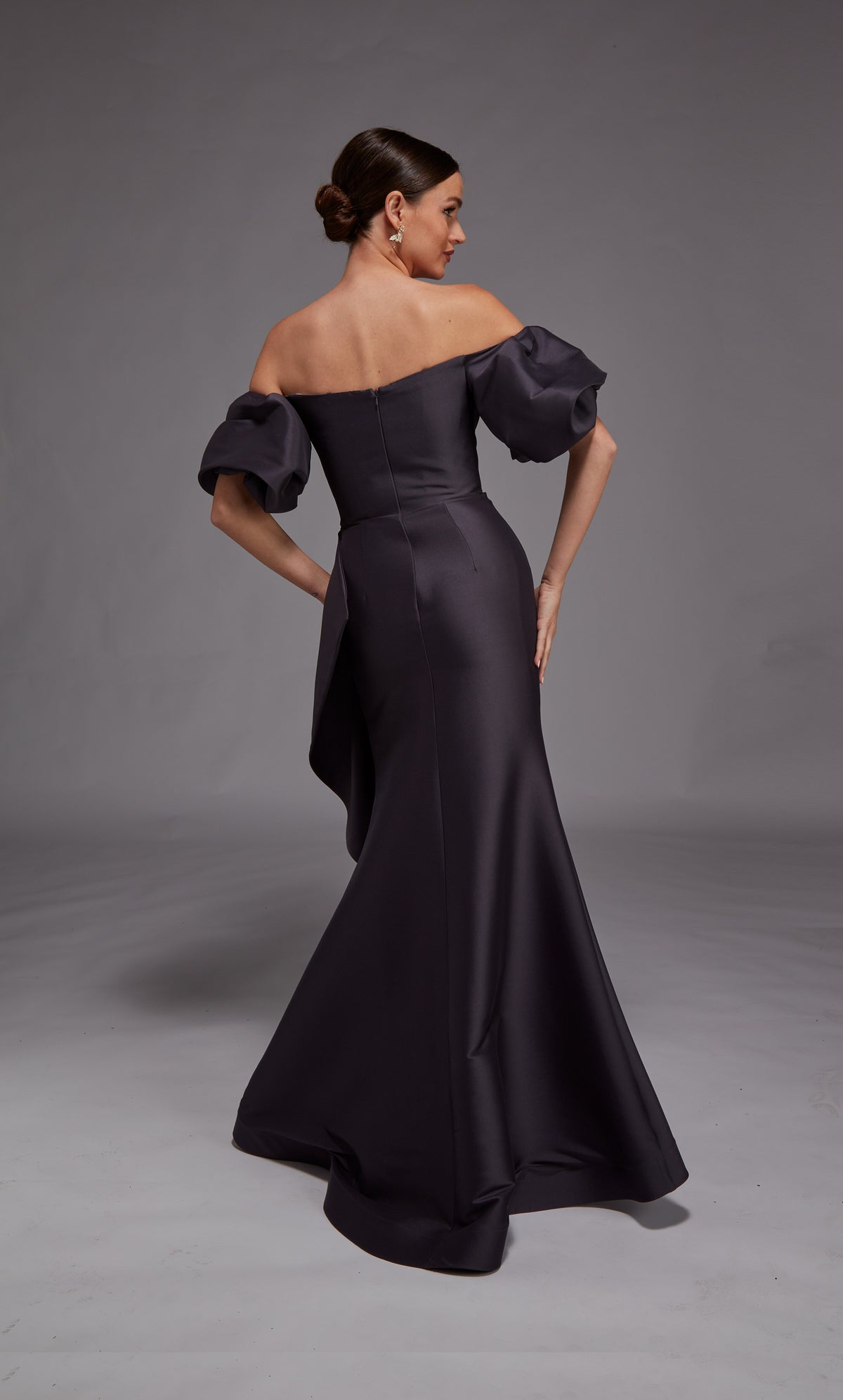 Alyce Paris 27863 Besonderer Anlass vom Schulterausschnitt Ruch/drapiert gerade Kleid