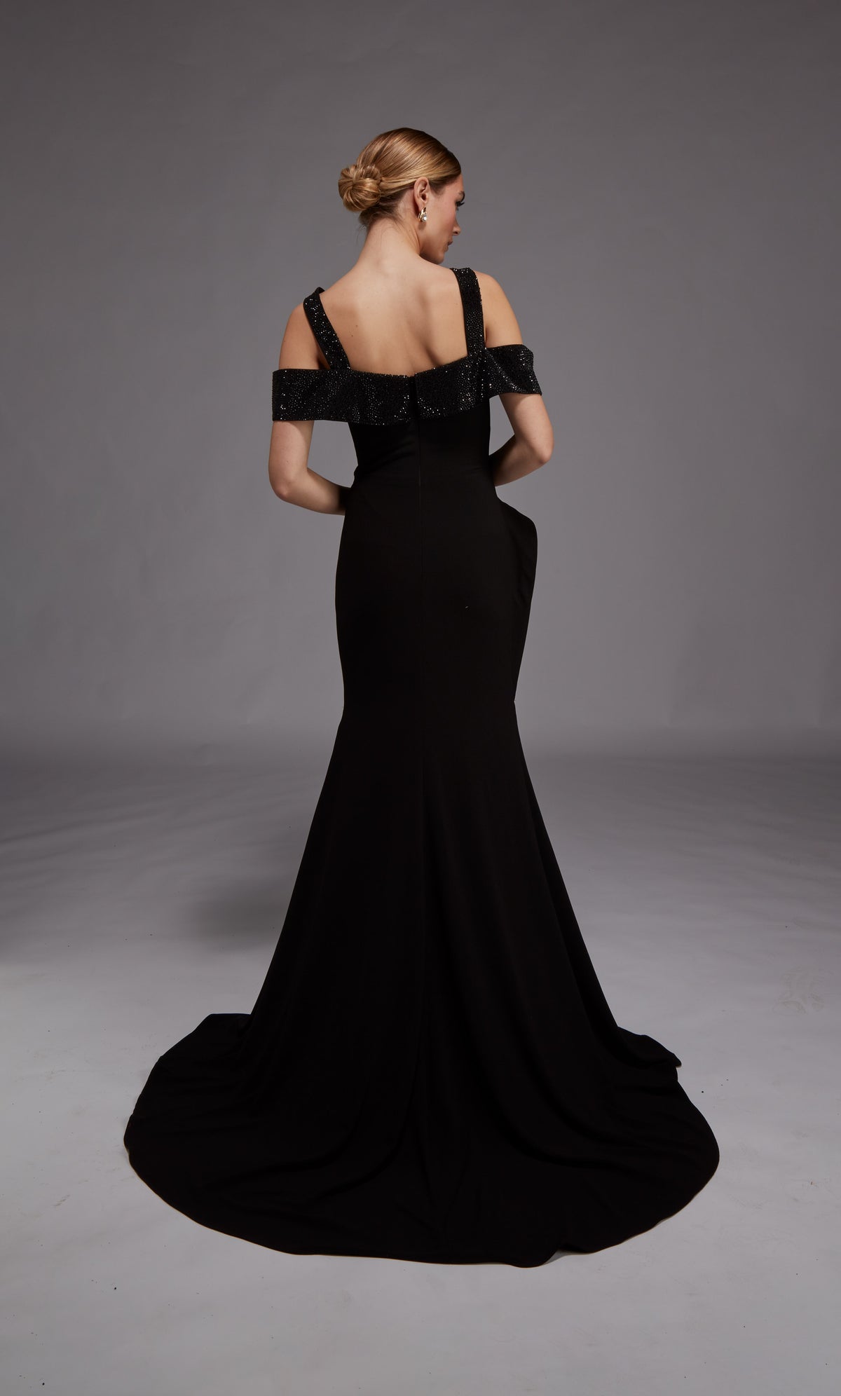 Alyce Paris 27878 Special Disherage Off The Shoulde Neckline Chic Mermaid Dress