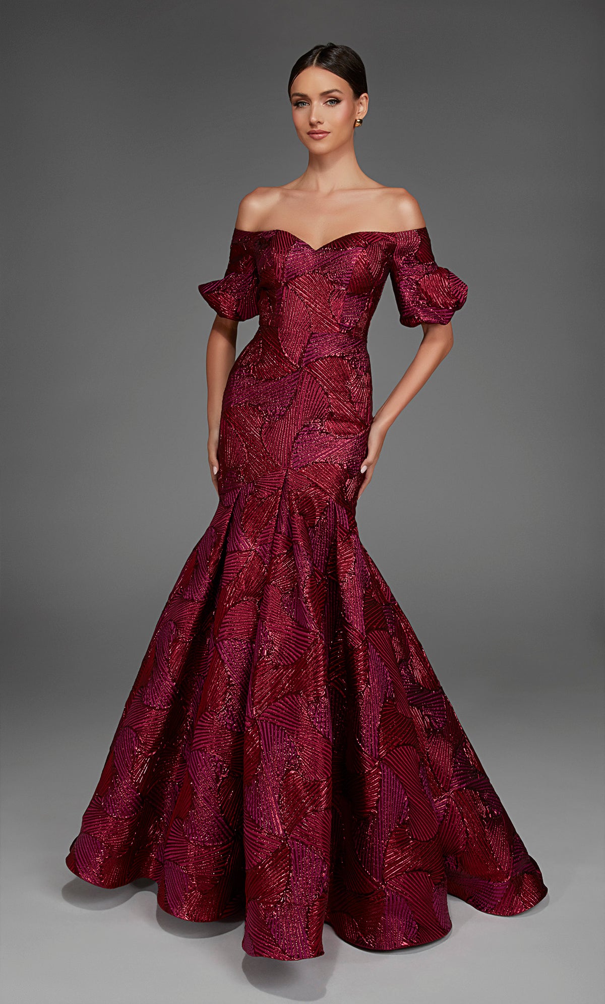ALYCE Paris 27889 Special Occasion Off The Shoulder Neckline Corset Mermaid Dress