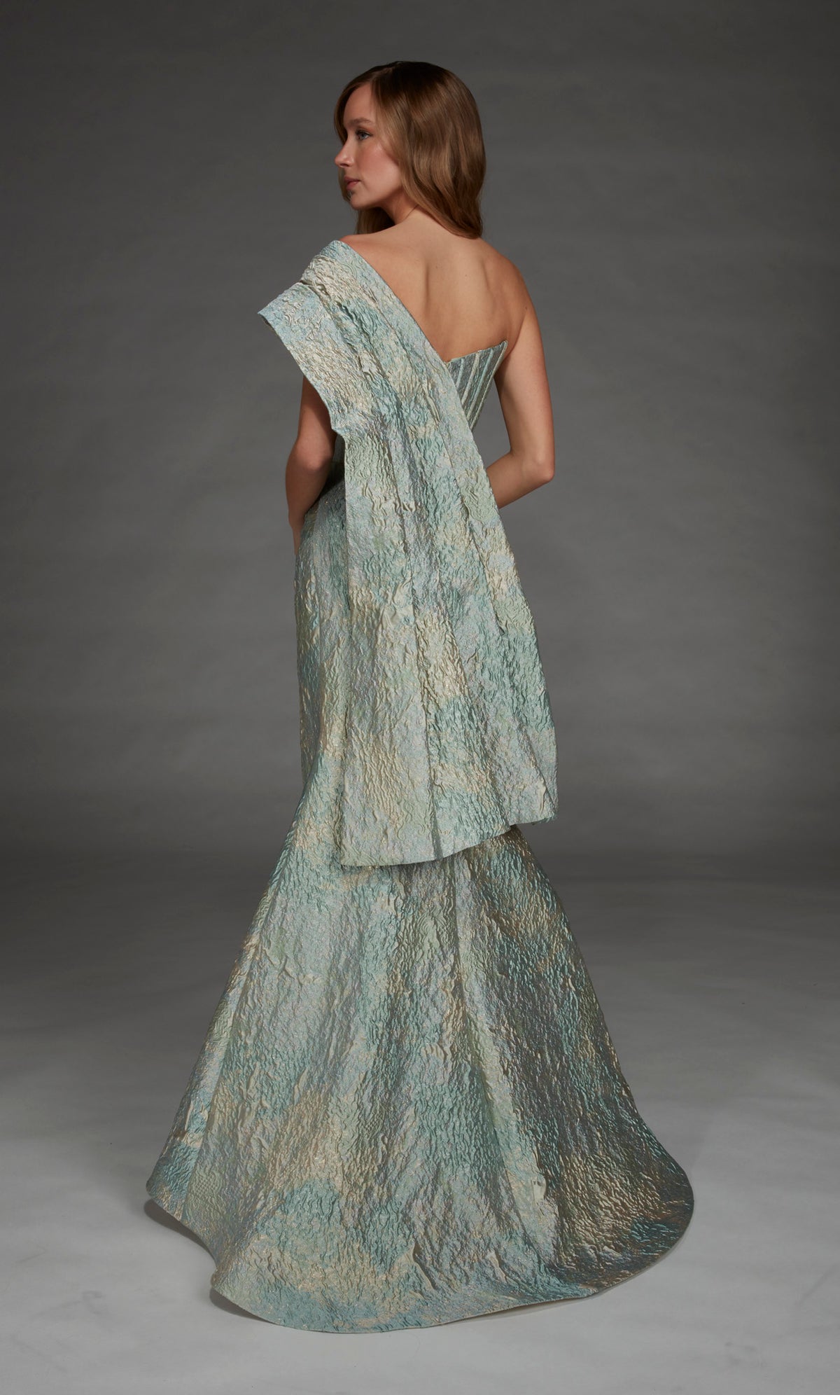 ALYCE Paris 27918 Special Occasion One Shoulder Neckline Modest Mermaid Dress