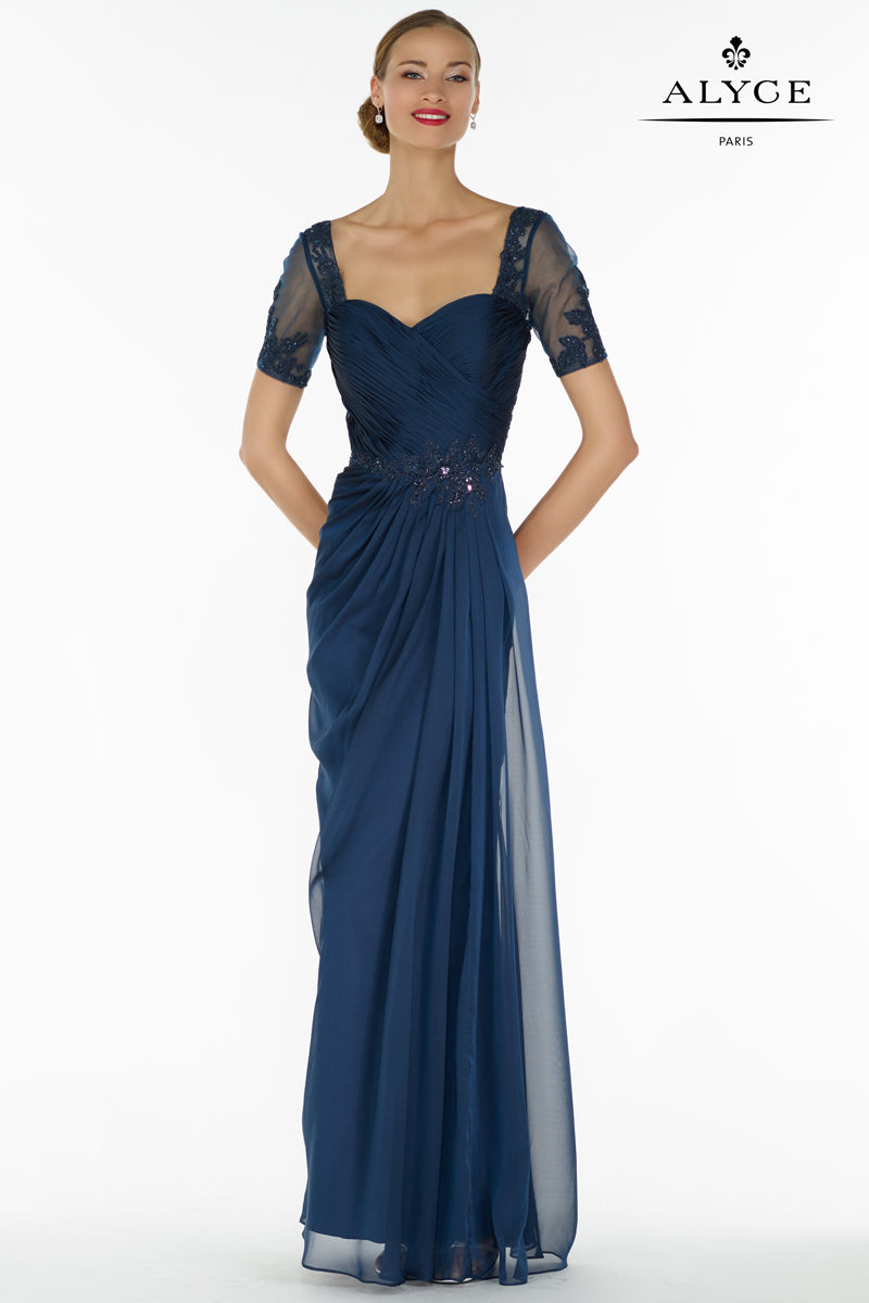 ALYCE Paris 29580 Special Occasion Sweetheart Elegant Flowy Dress
