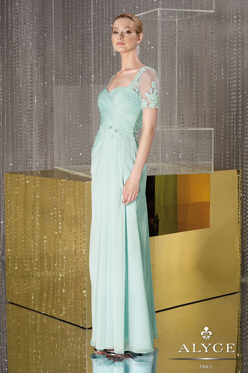 ALYCE Paris 29580 Special Occasion Sweetheart Elegant Flowy Dress