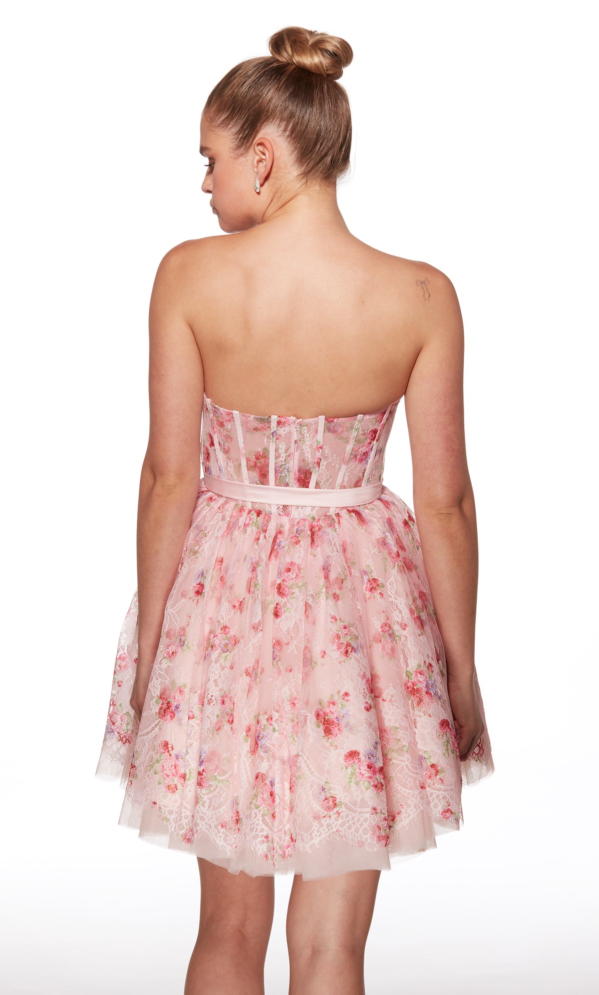 Alyce Paris 30019 Homecoming Scoop Scoop Squickline Corsé Vestido de plenitud mediana
