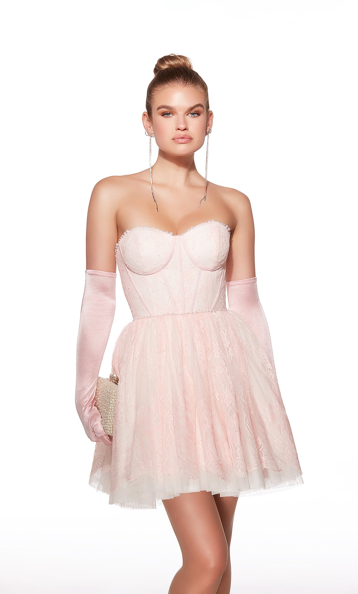 Alyce Paris 30041 Homecoming Short Sweetheart Neckline Corset Mermaid Dress