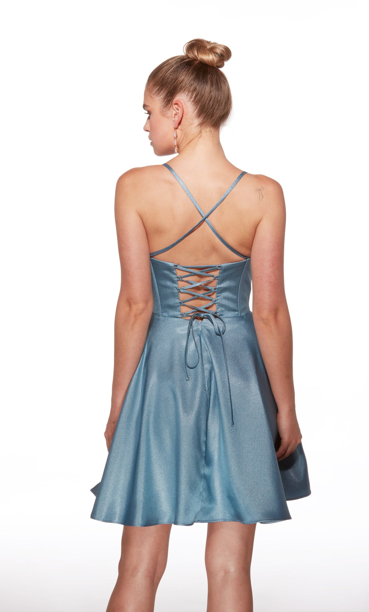 Alyce Paris 30047 Homecomming Short Cowl Corset Corset платье линии
