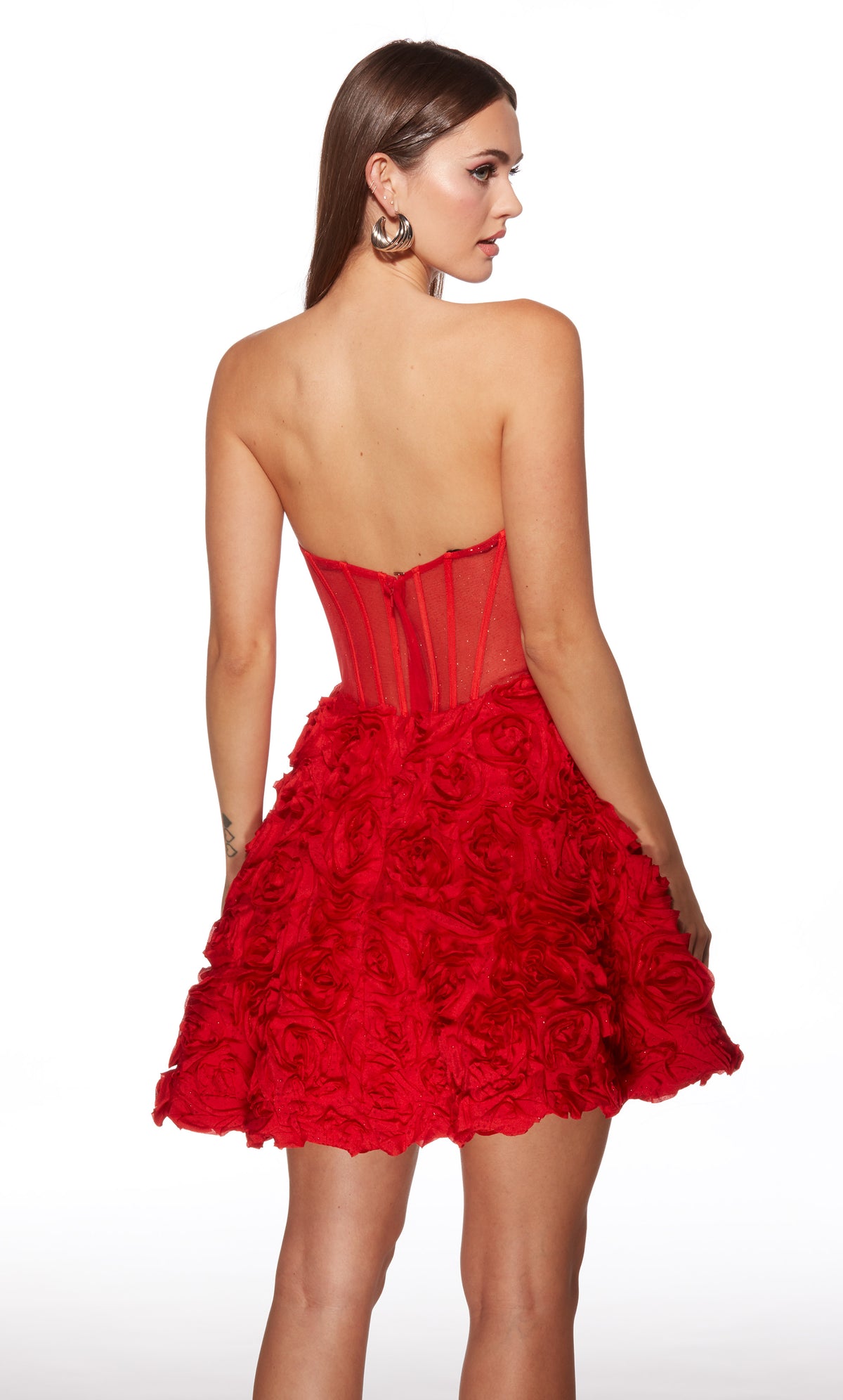 Alyce Paris 30079 Homecoming Short Scollo Scollo Elegante un abito da linea