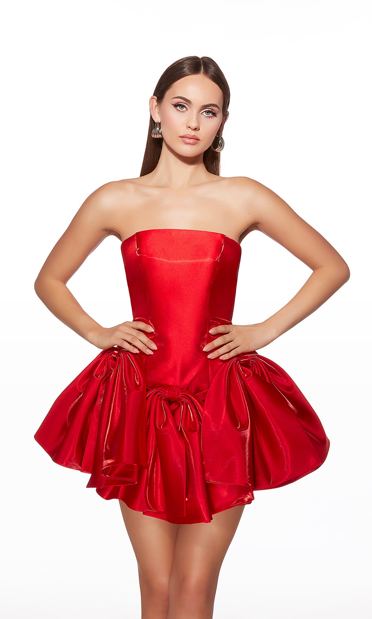 Alyce Paris 30081 Heimkehr kurzer trägerloser Ausschnitt Schimmer/funkelnde Meerjungfrau Kleid