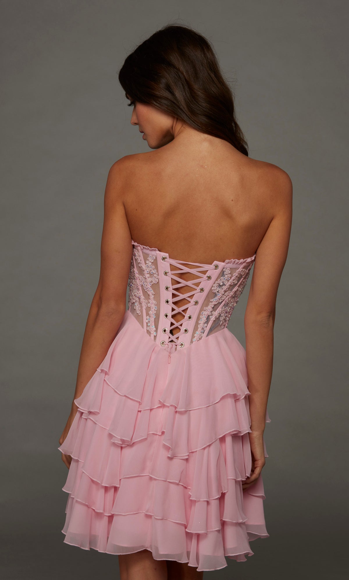 ALYCE Paris 30104 Homecoming Short Strapless Neckline Elegant A Line Dress