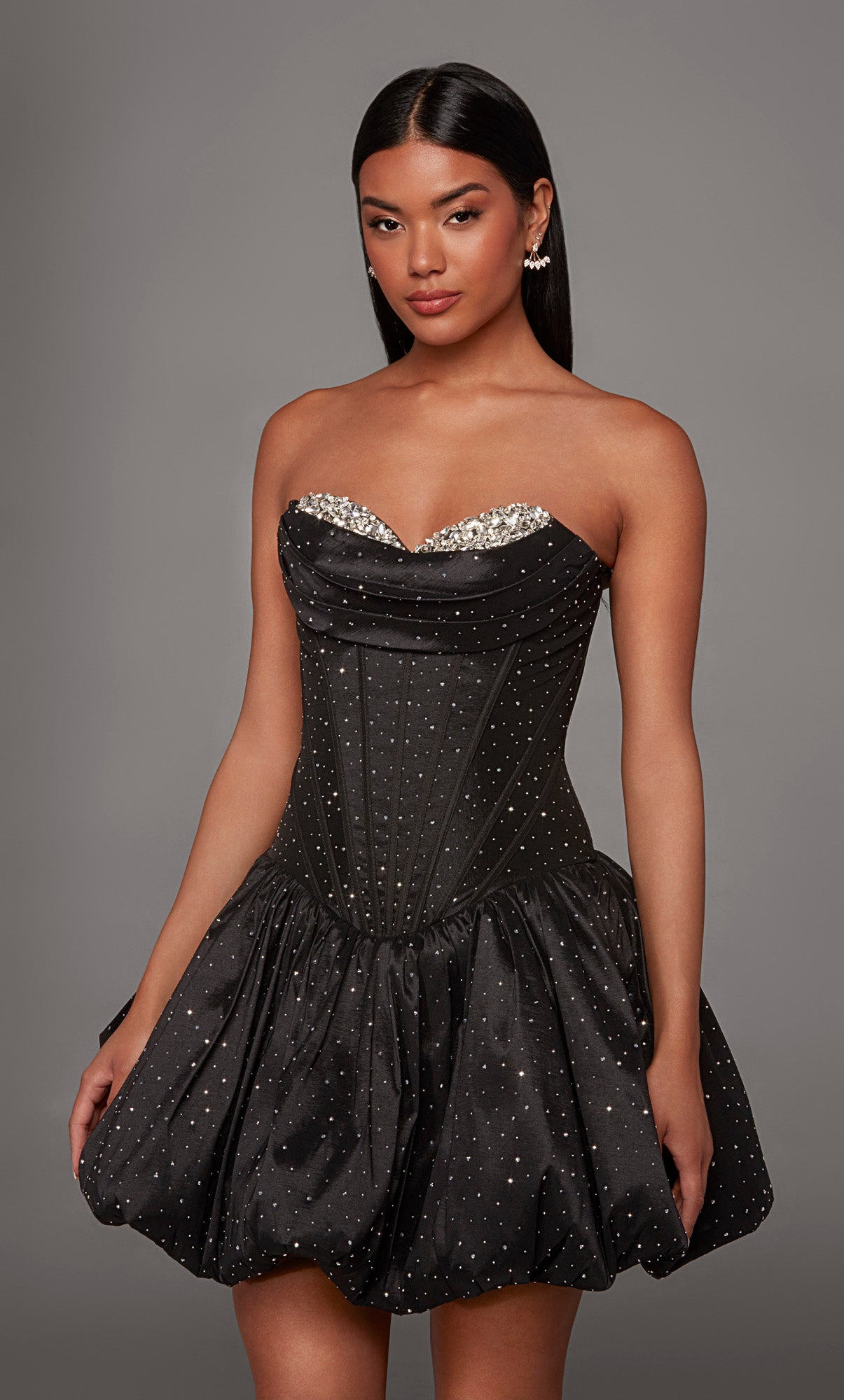 ALYCE Paris 30125 Homecoming Short Sweetheart Neckline Embellished A Line Dress