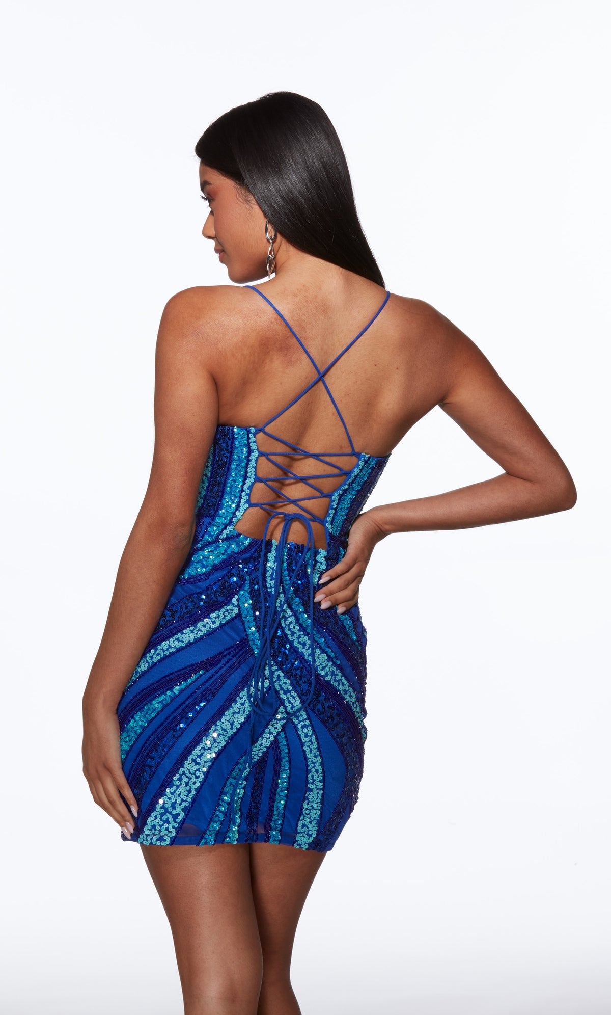 Alyce Paris 40013 Homecomming Короткий вырез из украшенного прямым платьем