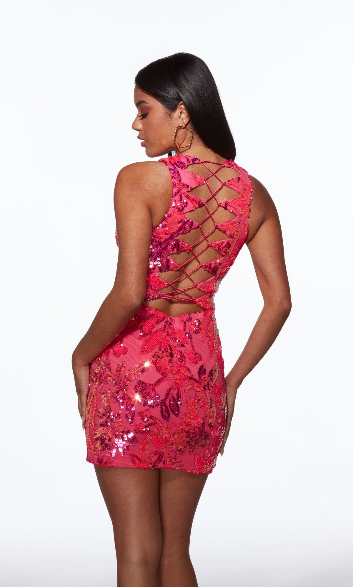 Alyce Paris 40083 HOMECOMING CORTO HIJO ELEGO ELEGANTE Vestido recto