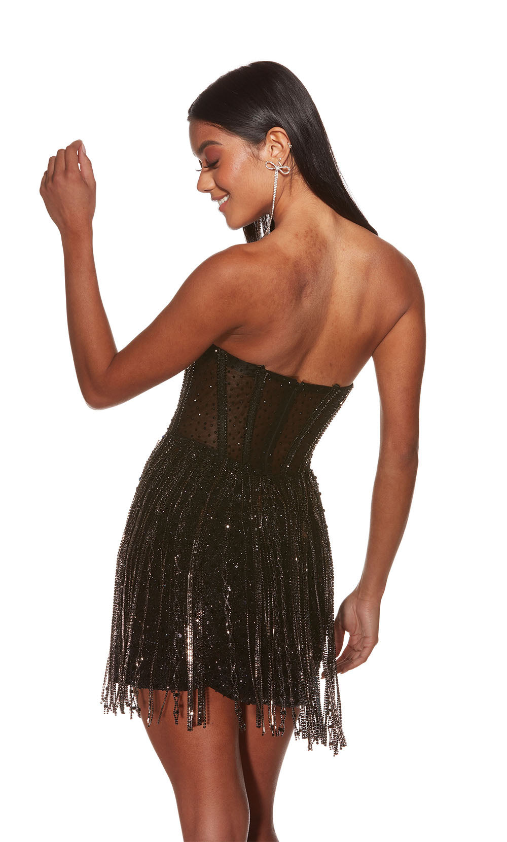 Alyce Paris 4941 Homecoming Short Strapless Illusion 드레스