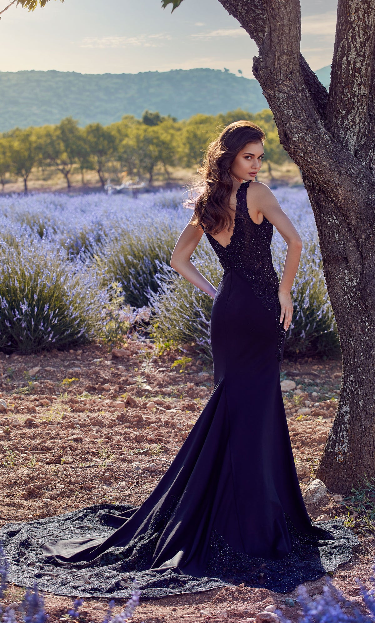 Alyce Paris 5065 Braut V-Ausschnitt Elegantes Meerjungfraukleid